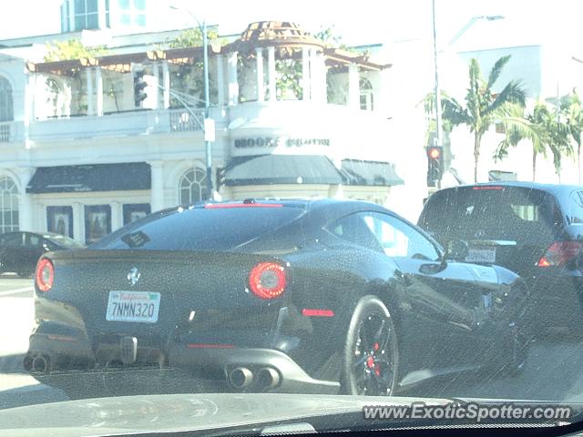 Ferrari F12 spotted in Beverly Hills, California