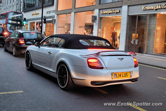 Bentley Continental spotted in London, United Kingdom