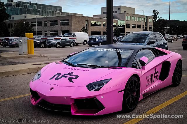 Lamborghini Aventador spotted in Hamilton, Canada