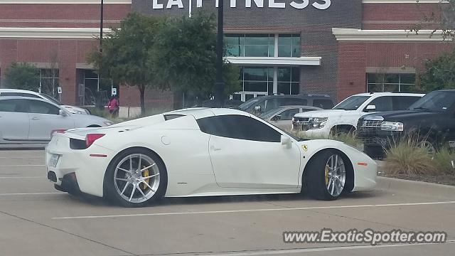 Ferrari 458 Italia spotted in Dallas, Texas