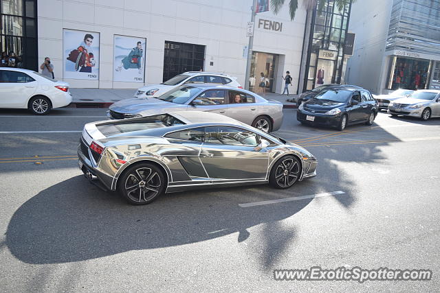 Lamborghini Gallardo spotted in Beverly Hills, California