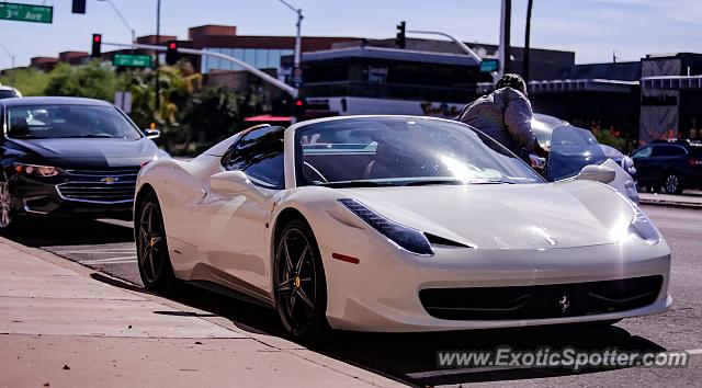 Ferrari 458 Italia spotted in Scottsdale, Arizona