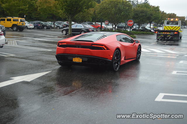 Lamborghini Huracan spotted in Manhasset, New York