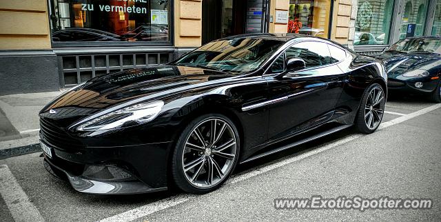 Aston Martin Vanquish spotted in Zug, Switzerland