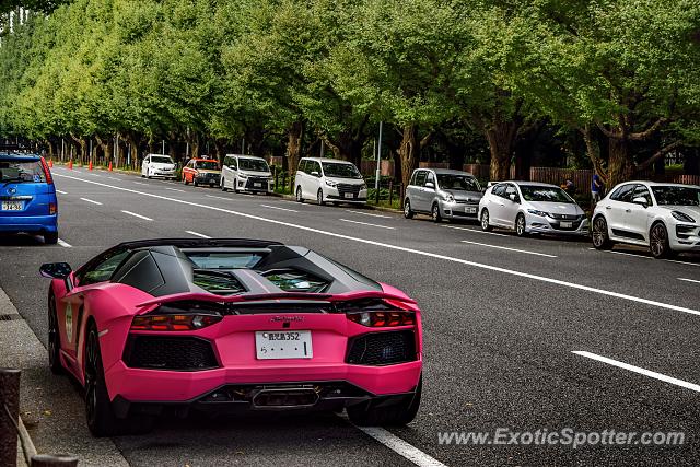 Lamborghini Aventador spotted in Tokyo, Japan