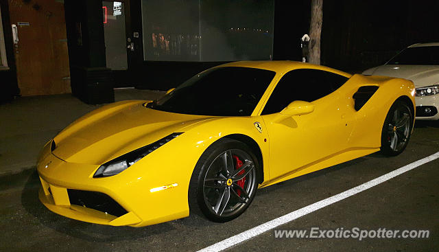 Ferrari 488 GTB spotted in Los Angeles, California