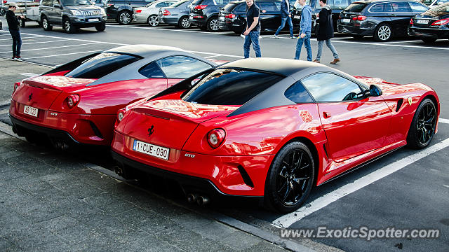 Ferrari 599GTO spotted in Knokke-Heist, Belgium