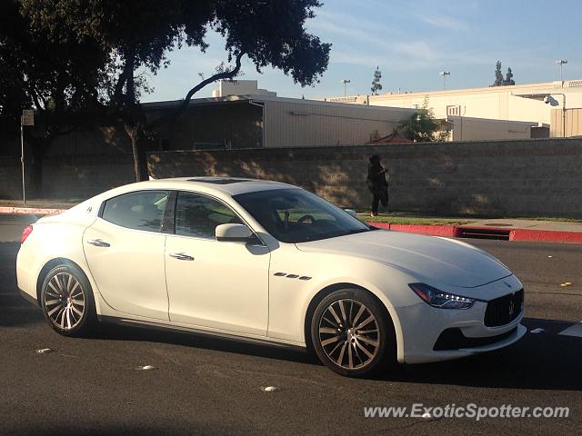 Maserati Ghibli spotted in Pasadena, California