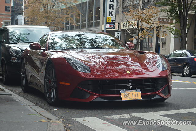 Ferrari F12 spotted in Manhattan, New York