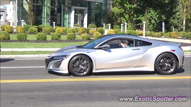 Acura NSX spotted in Greenwich, Connecticut