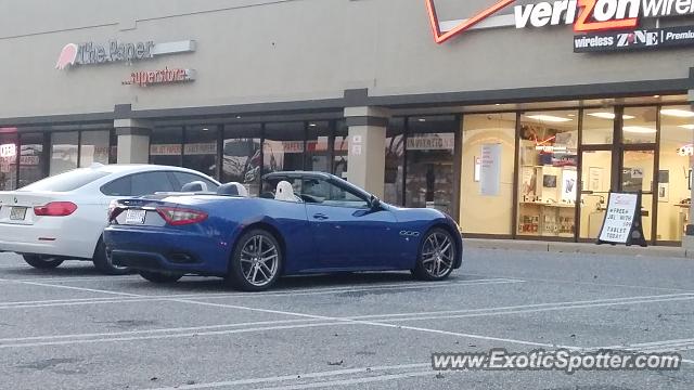 Maserati GranCabrio spotted in Brick, New Jersey