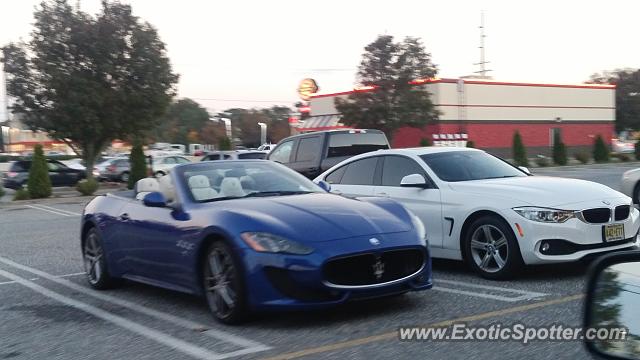 Maserati GranCabrio spotted in Brick, New Jersey