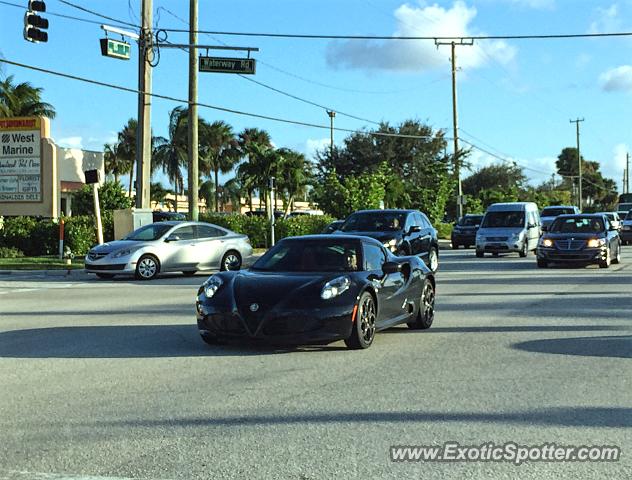 Alfa Romeo 4C spotted in Tequesta, Florida