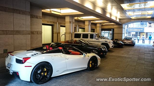 Ferrari 458 Italia spotted in Toronto, Ontario, Canada