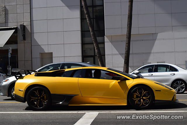 Lamborghini Murcielago spotted in Beverly Hills, California