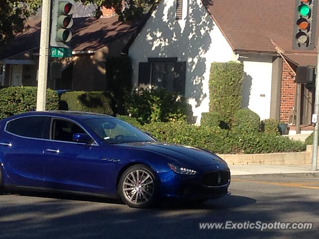 Maserati Ghibli spotted in Pasadena, California