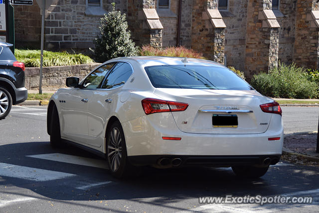 Maserati Ghibli spotted in Doylestown, Pennsylvania