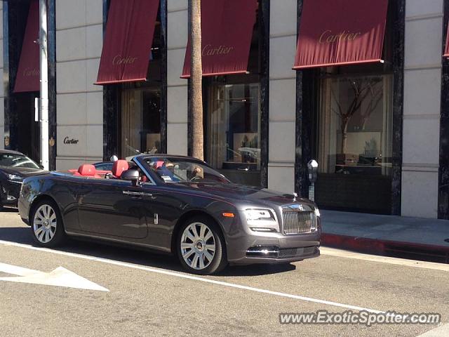 Rolls-Royce Dawn spotted in Beverly Hills, California