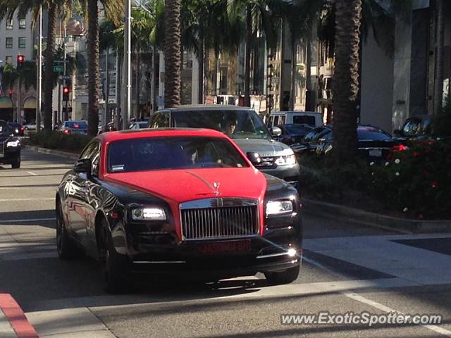 Rolls-Royce Wraith spotted in Beverly Hills, California