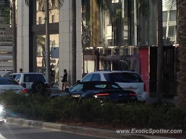 Aston Martin Vantage spotted in Beverly Hills, California