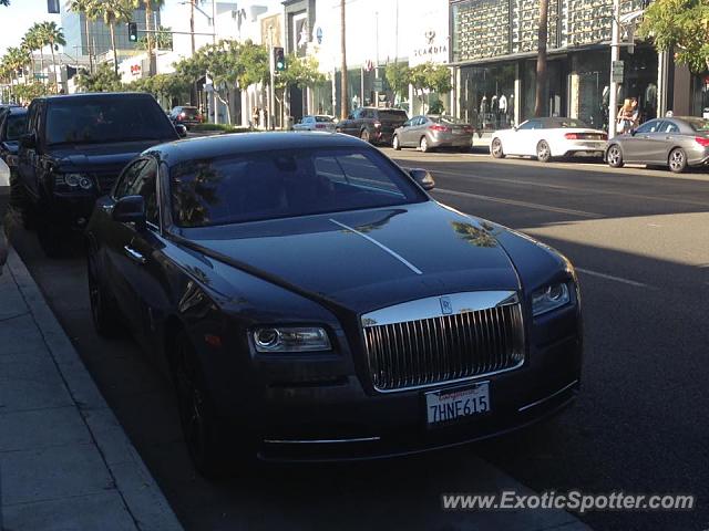 Rolls-Royce Wraith spotted in Beverly Hills, California