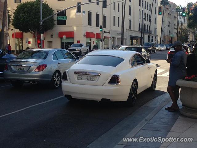 Rolls-Royce Wraith spotted in Beverly Hills, California