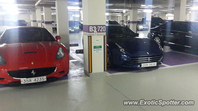 Ferrari California spotted in Seoul, South Korea