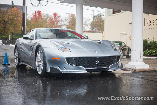 Ferrari F12 spotted in Greenwich, Connecticut