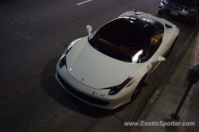 Ferrari 458 Italia spotted in Beverly Hills, California