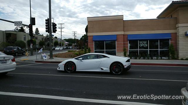 Lamborghini Huracan spotted in Woodlands hills, California