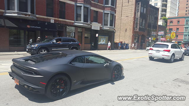 Lamborghini Huracan spotted in Chicago, Illinois