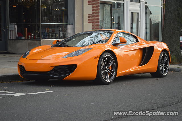 Mclaren MP4-12C spotted in Greenwich, Connecticut