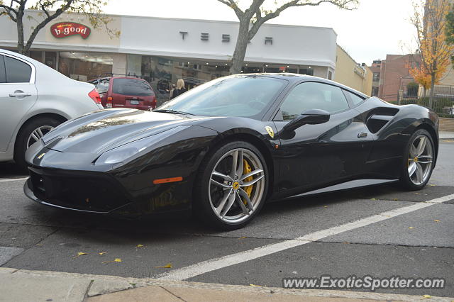 Ferrari 488 GTB spotted in Greenwich, Connecticut