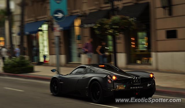 Pagani Huayra spotted in Beverly Hills, California