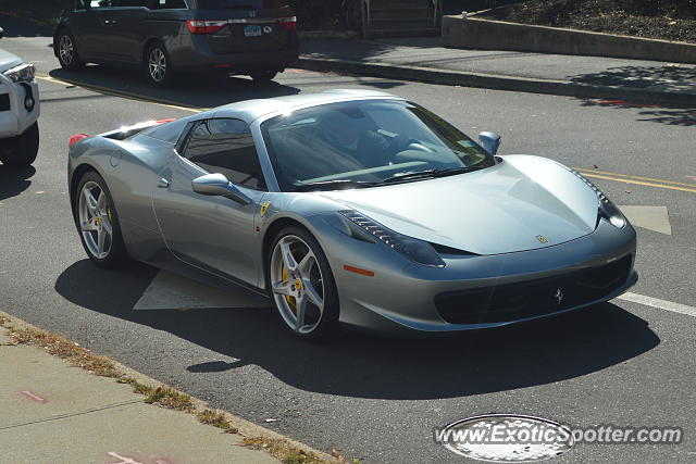 Ferrari 458 Italia spotted in Greenwich, Connecticut