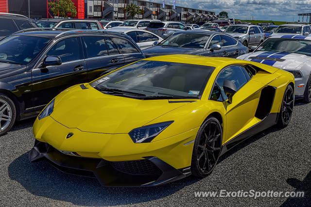 Lamborghini Aventador spotted in Auckland, New Zealand