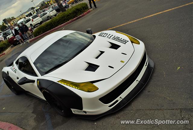 Ferrari 458 Italia spotted in Arcadia, California