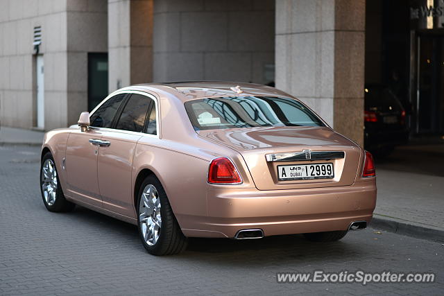 Rolls-Royce Ghost spotted in Warsaw, Poland