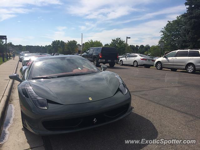 Ferrari 458 Italia spotted in Cherry Hills, Colorado