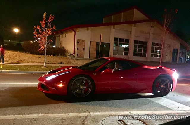 Ferrari 458 Italia spotted in Denver, Colorado