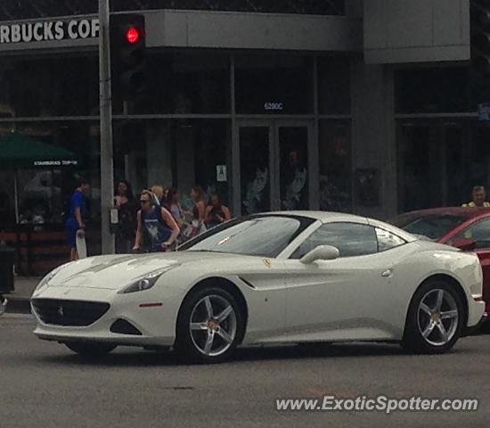 Ferrari California spotted in Hollywood, California