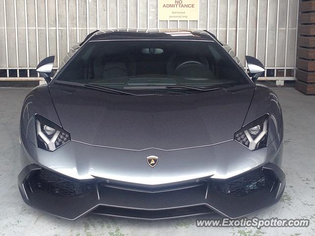 Lamborghini Aventador spotted in Hollywood, California