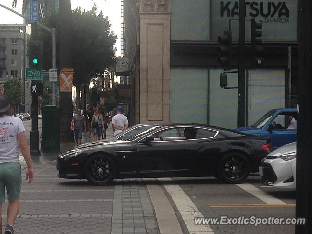 Aston Martin DB9 spotted in Hollywood, California