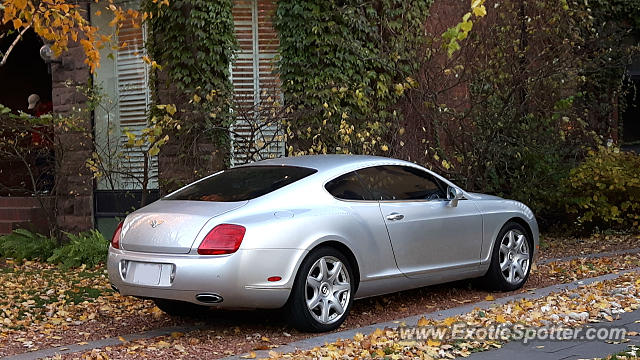 Bentley Continental spotted in Toronto, Canada