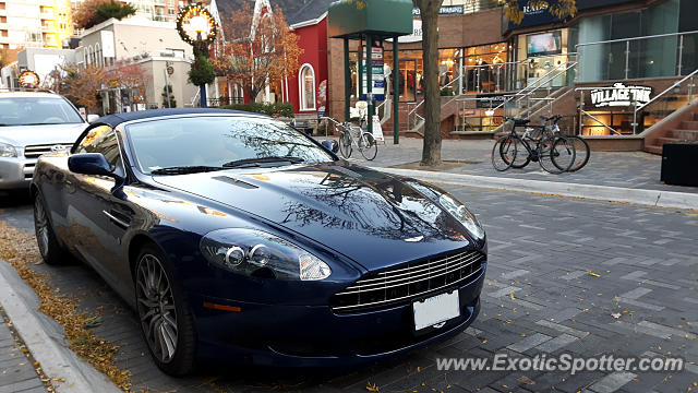 Aston Martin DB9 spotted in Toronto, Canada