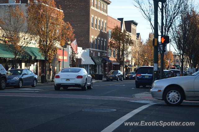 Bentley Continental spotted in Summit, New Jersey