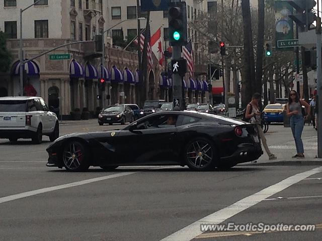 Ferrari F12 spotted in Beverly Hills, California