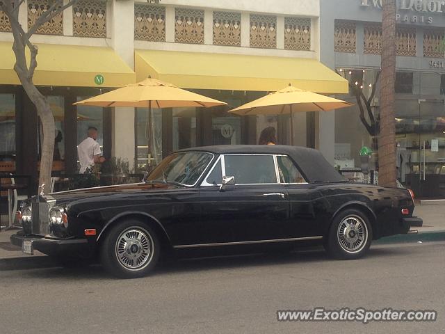 Rolls-Royce Corniche spotted in Beverly Hills, California