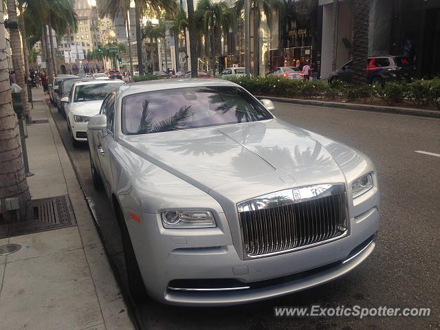 Rolls-Royce Wraith spotted in Beverly Hills, California