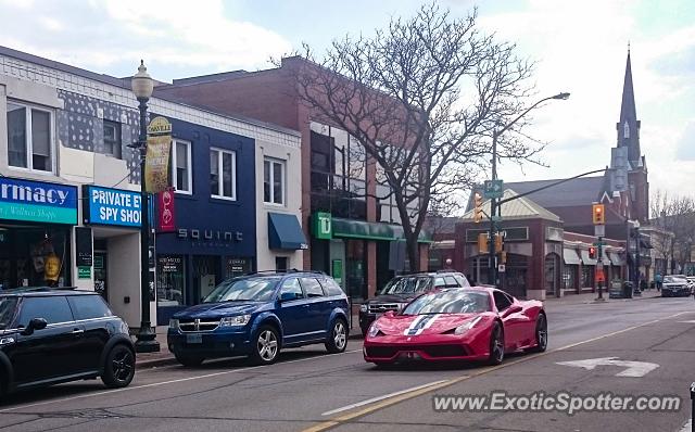 Ferrari 458 Italia spotted in Oakville, ON, Canada